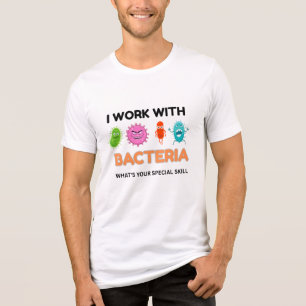 Triblenda Camiseta Graciosa De Microbiología - 'Juego Con Ba