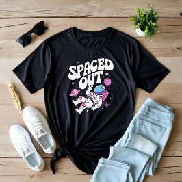Triblenda Camiseta gráfica astronauta espaciada