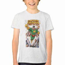 Camiseta gráfica Captain Freedom – Héroe de la Jus