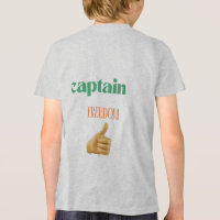 Camiseta gráfica Captain Freedom – Héroe de la Jus