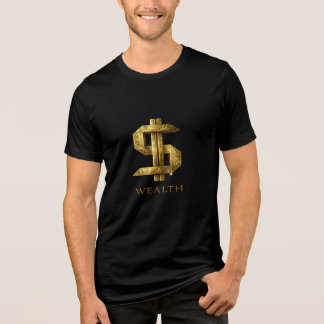 Triblenda Camiseta gráfica con símbolo de dólar de riqueza d