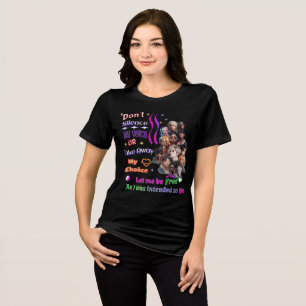 Triblenda Camiseta gráfica de afirmación positiva inspirador