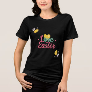 Triblenda Camiseta gráfica de Amor Pascua