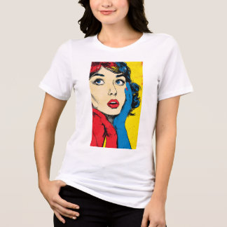 Triblenda Camiseta gráfica de arte histórico de mujeres EE. 