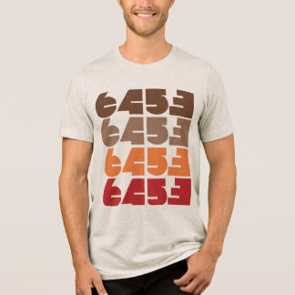 Triblenda Camiseta gráfica de bloque 6453 para hombre