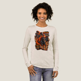Triblenda Camiseta gráfica de caballo fiero - Poder en la Un