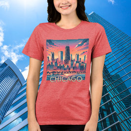 Triblenda Camiseta gráfica de CHICAGO