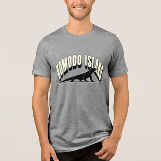 Triblenda Camiseta gráfica de dinosaurio de la isla de Komod