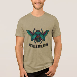Triblenda Camiseta Gráfica de Escarabajo Cibernético de Evol