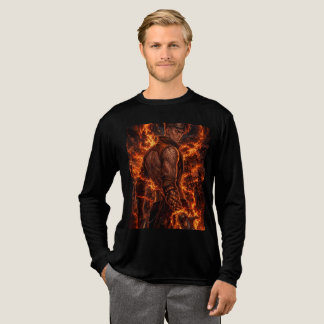 Triblenda Camiseta gráfica de guerrero de fantasía mago de f
