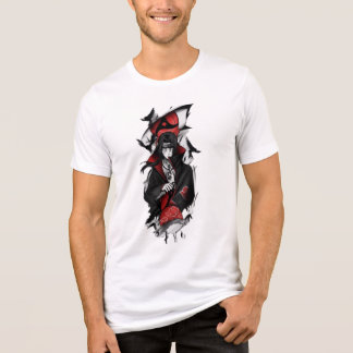Triblenda Camiseta gráfica de guerrero samurái japonés