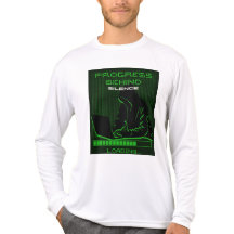 Camiseta gráfica de hacker cargando portátil