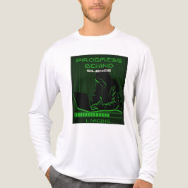 Triblenda Camiseta gráfica de hacker cargando portátil