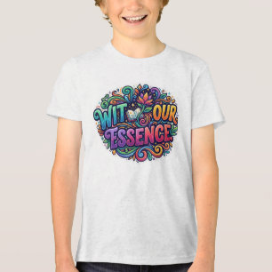 Triblenda Camiseta Gráfica de Humor Inteligente – Con Nuestr