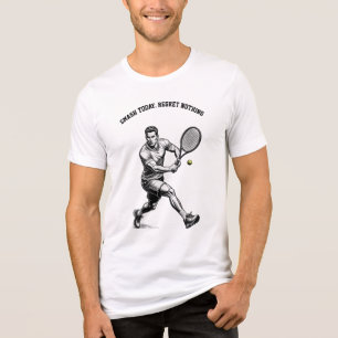 Triblenda Camiseta Gráfica de Jugador de Tenis – Deportes Di