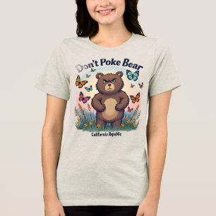 Triblenda Camiseta gráfica de Oso Cute & Fierce - California