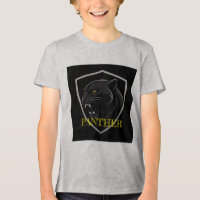 Camiseta gráfica de pantera feroz | Animal salvaje