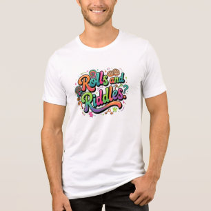Triblenda Camiseta gráfica de rollos de canela, rompecabezas