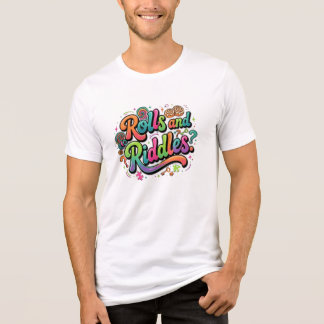 Triblenda Camiseta gráfica de rollos de canela, rompecabezas