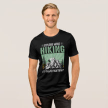 Camiseta gráfica de senderismo explorador de monta