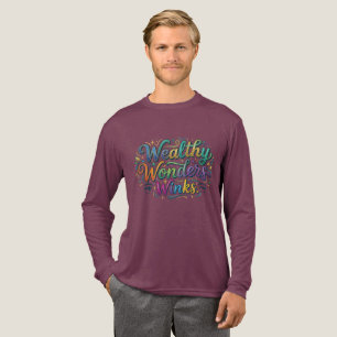 Triblenda Camiseta gráfica de sonrisa de lujo – Winks de Wea