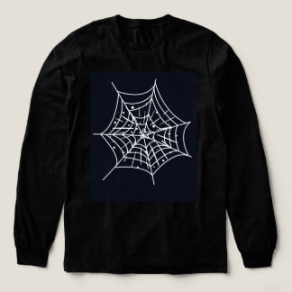 Triblenda Camiseta gráfica de telaraña – Espeluznante y eleg
