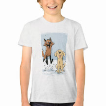 Camiseta gráfica de zorro de dibujos animados salt