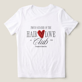 Triblenda Camiseta gráfica del club del amor por el cabello