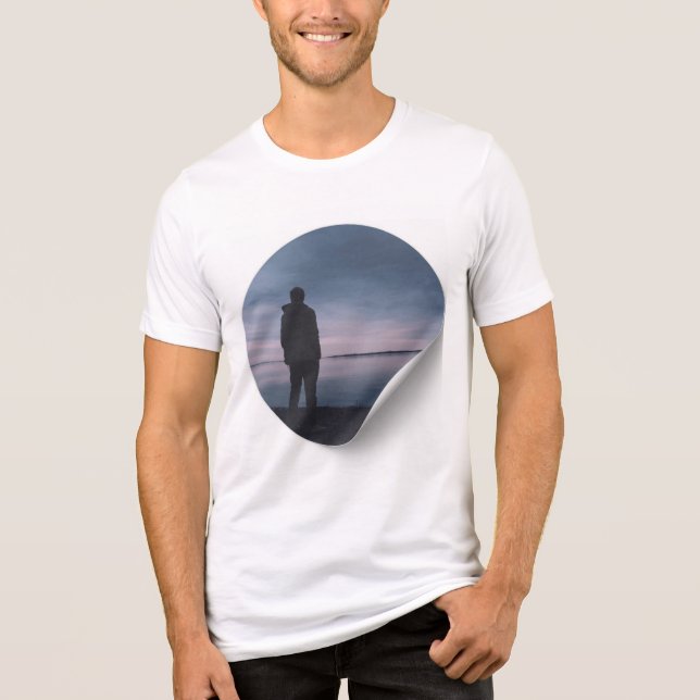 Triblenda Camiseta gráfica estética - Arte mínimo para la pr (Anverso)