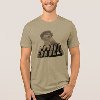 Triblenda Camiseta gráfica estética de estatua griega "Spill