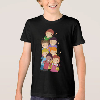 Triblenda Camiseta gráfica feliz para niños - Diseño diverti