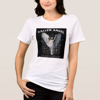 Triblenda Camiseta gráfica gótica de ángel caído con estétic