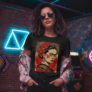 Triblenda Camiseta gráfica InkPunk Frida Kahlo