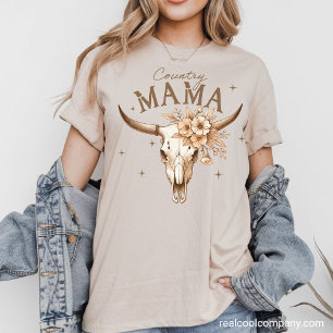 Triblenda Camiseta Gráfica Occidental - Country Mama