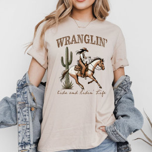 Triblenda Camiseta Gráfica Occidental - Domando Niños