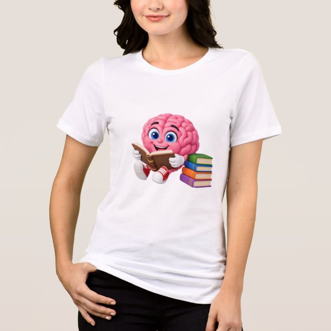 Triblenda Camiseta gráfica para mujer ADOM "Brighter Mind" (Anverso)