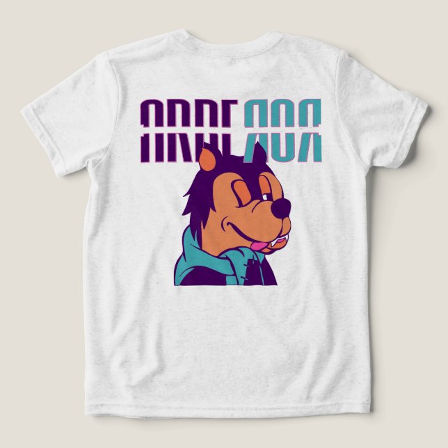 Triblenda Camiseta gráfica para niños árabes - Diseño Person (Diseño Reverso )
