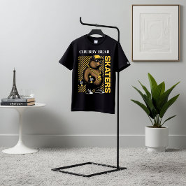 Triblenda Camiseta gráfica para skaters de Oso Chubby