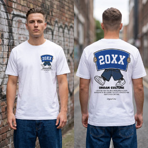 Triblenda Camiseta Gráfica Personalizada Año Universitaria S