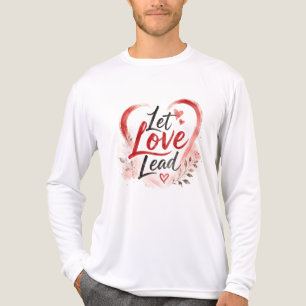 Triblenda Camiseta gráfica romántica inspiradora 'Deja que e