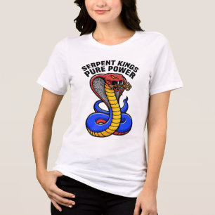 Triblenda Camiseta gráfica Serpent Kings Pure Power Cobra