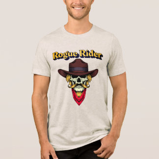 Triblenda Camiseta gráfica Unisex Rogue Rider Skull con esti
