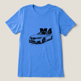 Triblenda Camiseta gráfica vectorial de coche deportivo mini