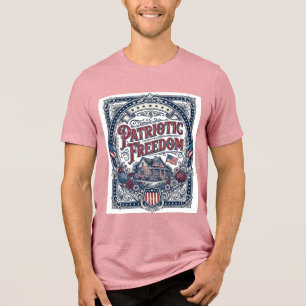 Triblenda Camiseta gráfica vectorial de jardín de campo patr