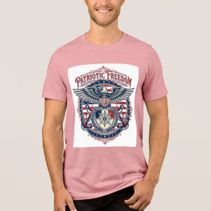 Triblenda Camiseta gráfica vectorial prep de la costa patrió