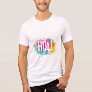 Triblenda Camiseta gráfica Vibrante Holi Splash