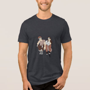 Triblenda Camiseta gráfica vintage de melena de león