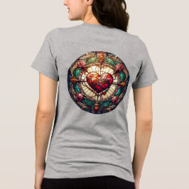 Triblenda Camiseta gris de las mujeres