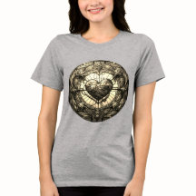 Camiseta gris de las mujeres