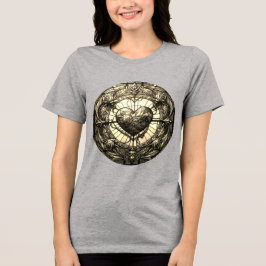 Triblenda Camiseta gris de las mujeres